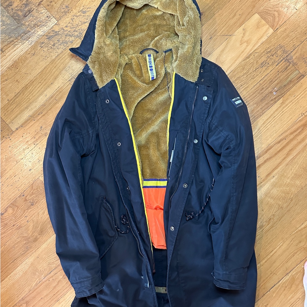 Scotch & Soda K-22 Fishtail Shearling Parka